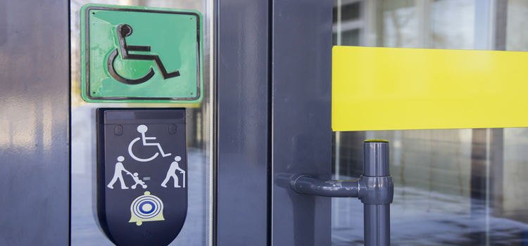 automatic handicap door opener in Mammoth Lakes